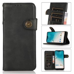 huismerk For Xiaomi Poco X3 GT KHAZNEH Dual-Splicing Cowhide Texture Horizontal Flip Leather Case with Holder & Card Slots & Wallet & Photo Frame & Lanyard(Bla