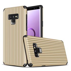 huismerk Reis doosvorm TPU + PC beschermende case voor Galaxy Note 9 (goud)