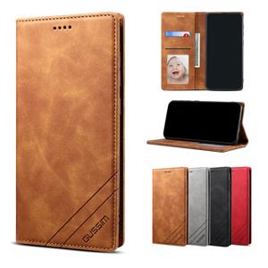 GUSSIM GS-001 Business Style Horizontale Flip Skin Voel PU Lederen case met Holder & Card Slots & Wallet & Photo Frame Voor iPhone 6 / 6s(Bruin)