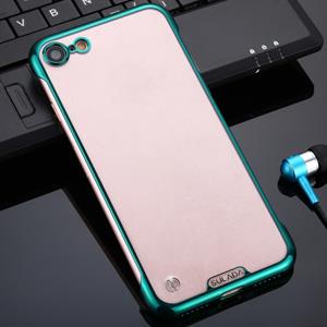 Voor iPhone SE 2020 / 8 / 7 SULADA Borderless Drop-proof Vacuum Plating PC Case (Groen)