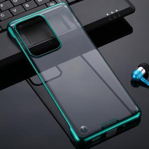 Voor Galaxy S20 Ultra SULADA Borderless Drop-proof Vacuum Plating PC Case(Groen)