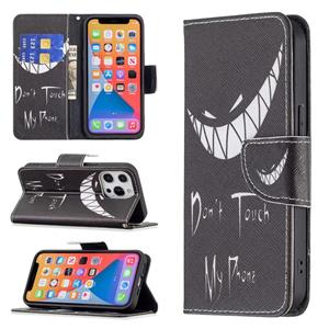 huismerk Gekleurde tekening patroon horizontale flip lederen tas met houder & kaart slots & portefeuille voor iphone 13 mini