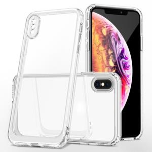 huismerk Crystal Clear Shockproof PC + TPU-beschermhoes voor iPhone XS MAX