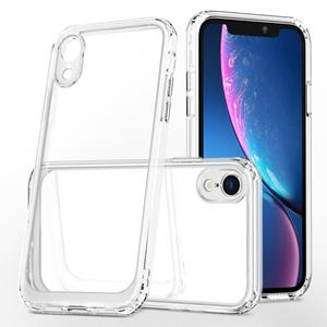 huismerk Crystal Clear Shockproof PC + TPU-beschermhoes voor iPhone XR