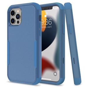 huismerk Commuter Shockproof TPU + PC Protective Case For iPhone 13 Pro Max(Royal Blue)