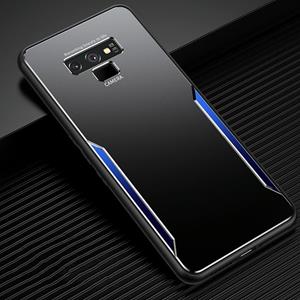 huismerk Voor Samsung Galaxy Note9 Blade Series TPU Frame + Titanium Legering Zandstralen Technologie Backplane + Kleur Aluminium Legering Decoratieve Rand Mob