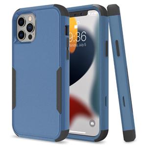 huismerk Commuter Shockproof TPU + PC Protective Case For iPhone 13 Pro Max(Royal Blue + Black)