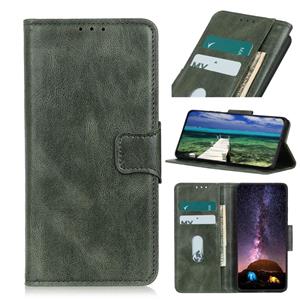 huismerk For Xiaomi Poco X3 GT Mirren Crazy Horse Texture Horizontal Flip Leather Case with Holder & Card Slots & Wallet(Dark Green)