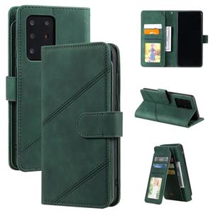 huismerk Voor Samsung Galaxy S20 Ultrahuid Feel Business Horizontale Flip PU Lederen Case met Houder & Multi-Card Slots & Portemonnee & Lanyard & Photo Frame