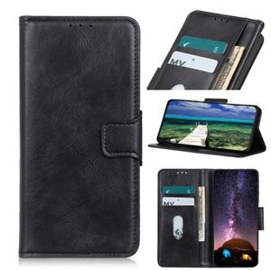 huismerk For Xiaomi Poco X3 GT Mirren Crazy Horse Texture Horizontal Flip Leather Case with Holder & Card Slots & Wallet(Black)