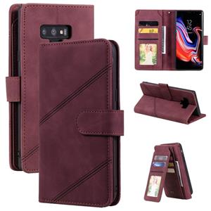 huismerk Voor Samsung Galaxy Note9 Huid Feel Business Horizontale Flip PU Lederen Case met Houder & Multi-Card Slots & Portemonnee & Lanyard & Photo Frame (Win