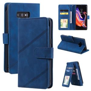 huismerk Voor Samsung Galaxy Note9 Huid Feel Business Horizontale Flip PU Lederen Case met Houder & Multi-Card Slots & Portemonnee & Lanyard & Photo Frame