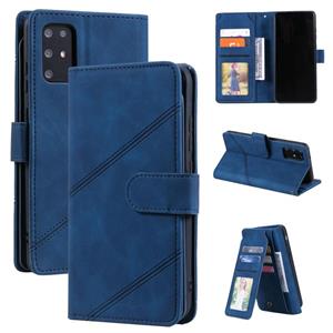 huismerk Voor Samsung Galaxy S20 + Huid Feel Business Horizontale Flip PU Lederen Case met Houder & Multi-Card Slots & Portemonnee & Lanyard & Photo Frame