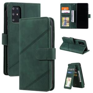 huismerk Voor Samsung Galaxy S20 + Skin Feel Business Horizontale Flip PU Lederen Case met Houder & Multi-Card Slots & Portemonnee & Lanyard & Photo Frame