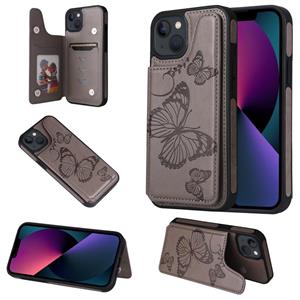 huismerk Butterfly embossing patroon shockproof telefooncase voor iphone 13