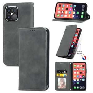 huismerk Voor iPhone 13 Pro Max Retro Skin Feel Business Magnetische Horizontale Flip Lederen Case met Houder & Card Slots & Portemonnee & Photo Frame