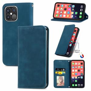 huismerk Voor iPhone 13 Pro Max Retro Skin Feel Business Magnetic Horizontal Flip Lederen Case met Houder & Card Slots & Portemonnee & Fotolijst