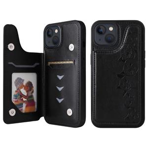 huismerk Zes katten embossing patroon shockproof telefooncase voor iphone 13