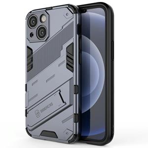 huismerk Punk Armor 2 in 1 pc + TPU-telefoonhoesje met onzichtbare houder voor iPhone 13 Mini