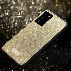 Voor Samsung Galaxy Note20 Ultra SULADA Schokbestendige TPU + Handgemaakte lederen hoes (Goud)