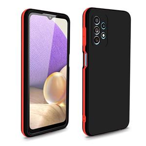 huismerk Voor Samsung Galaxy A72 5G / 4G Dual-Color 360 graden Volledige dekking Beschermende PC + TPU Shockproof Case