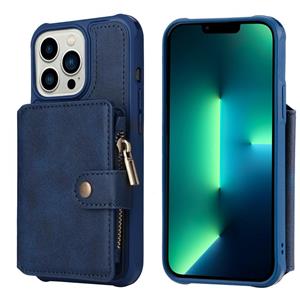 huismerk Zipper Shockproof Protective Phone Case voor iPhone 13 Pro