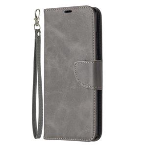 huismerk Voor Samsung Galaxy Note 20 Retro Lambskin Texture Pure Color Horizontale Flip PU Lederen Case voor iPhone 11 met Holder & Card Slots & Wallet & Lany