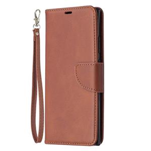 huismerk Voor Samsung Galaxy Note 20 Ultra Retro Lambskin Texture Pure Color Horizontale Flip PU Lederen Case voor iPhone 11 met Holder & Card Slots & Wallet