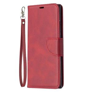 huismerk Voor Samsung Galaxy Note 20 Ultra Retro Lambskin Texture Pure Color Horizontale Flip PU Lederen Case voor iPhone 11 met Holder & Card Slots & Wallet