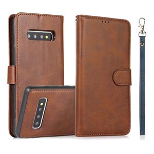 huismerk For Samsung Galaxy S10 Calf Texture 2 in 1 Detachable Magnetic Back Cover Horizontal Flip Leather Case with Holder & Card Slots & Wallet & Photo Frame