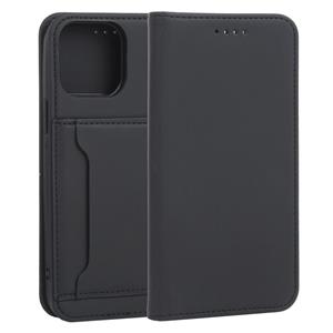 huismerk Sterke Magnetm Schokbestendige Horizontale Flip Liquid Feel Lederen Case met Houder & Card Slots & Portemonnee voor iPhone 13 Pro Max