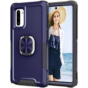 huismerk Voor Samsung Galaxy Note10 3 in 1 pc + TPU-telefooncase met ringhouder