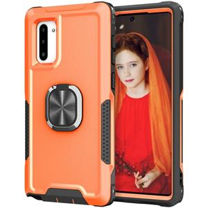 huismerk Voor Samsung Galaxy Note10 3 in 1 pc + TPU-telefoonhoesje met ringhouder