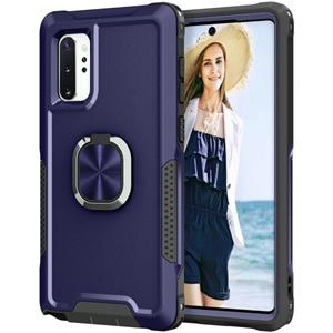 huismerk Voor Samsung Galaxy Note10 + 3 in 1 pc + TPU-telefooncase met ringhouder