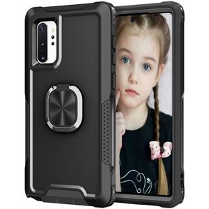 huismerk Voor Samsung Galaxy Note10 + 3 in 1 pc + TPU-telefooncase met ringhouder