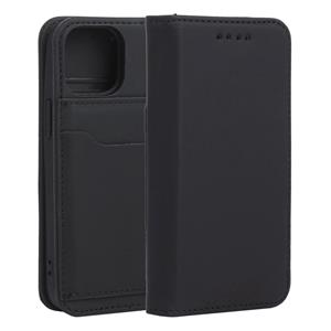 huismerk Sterke Magnetm Schokbestendige Horizontale Flip Vloeistof Feel Lederen Case met Houder & Card Slots & Portemonnee voor iPhone 13 Mini