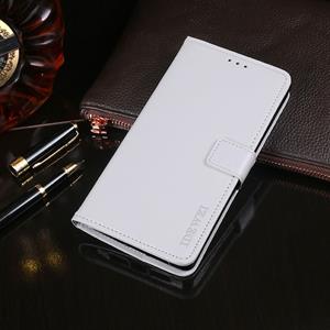 Voor iPhone XR idewei Crazy Horse Texture Horizontal Flip Leather Case met Holder & Card Slots & Wallet(White)