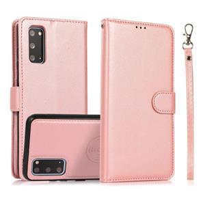 huismerk For Samsung Galaxy S20 Calf Texture 2 in 1 Detachable Magnetic Back Cover Horizontal Flip Leather Case with Holder & Card Slots & Wallet & Photo Frame