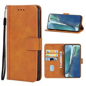 huismerk Lederen telefooncase voor Samsung Galaxy Note20