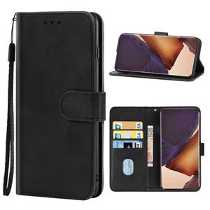 huismerk Lederen telefooncase voor Samsung Galaxy Note20 Ultra (Zwart)