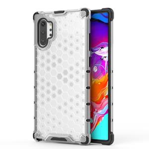 huismerk Schokbestendige honingraat PC + TPU Case voor Galaxy Note 10 + (transparant)