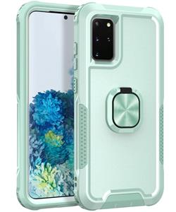 huismerk Voor Samsung Galaxy S20 + 3 in 1 pc + TPU-telefoonhoesje met ringhouder