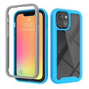 huismerk Sterrenhemel Solid Color Serie Schokbestendige PC + TPU beschermhoes voor iPhone 13 Mini