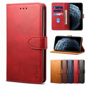 Gussim Business Style Horizontal Flip Lederen Case met Houder & Card Slots & Portemonnee voor iPhone 13