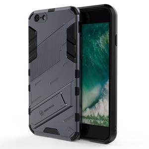 huismerk Punk Armor 2 in 1 PC + TPU Shockproof Case met onzichtbare houder voor iPhone 6 & 6s (Grijs)