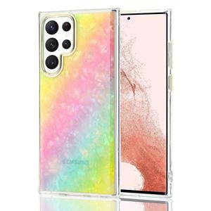 huismerk For Samsung Galaxy Note20 Colorful Shell Texture TPU Phone Case(Y1)