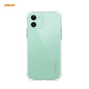 Hat-Prince ENKAY ENK-PC049 Clear TPU Soft Case Shockproof Cover Voor iPhone 12 mini