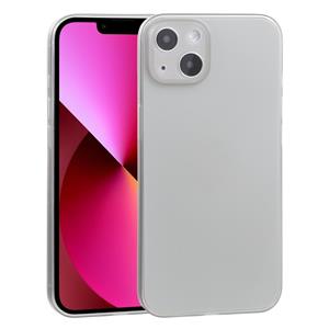 huismerk Camera precisie gat PP beschermhoes voor iPhone 13 (grijs)