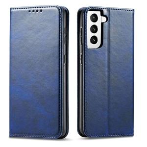 huismerk Voor Samsung Galaxy S21 + 5G Calf Texture Magnetische Horizontale Flip Leren Case met Houder & Card Slots & Portemonnee