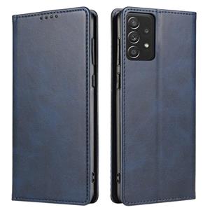 huismerk Voor Samsung Galaxy A52 5G / 4G Kalfstructuur Magnetische Horizontale Flip Lederen Case met Houder & Card Slots & Portemonnee